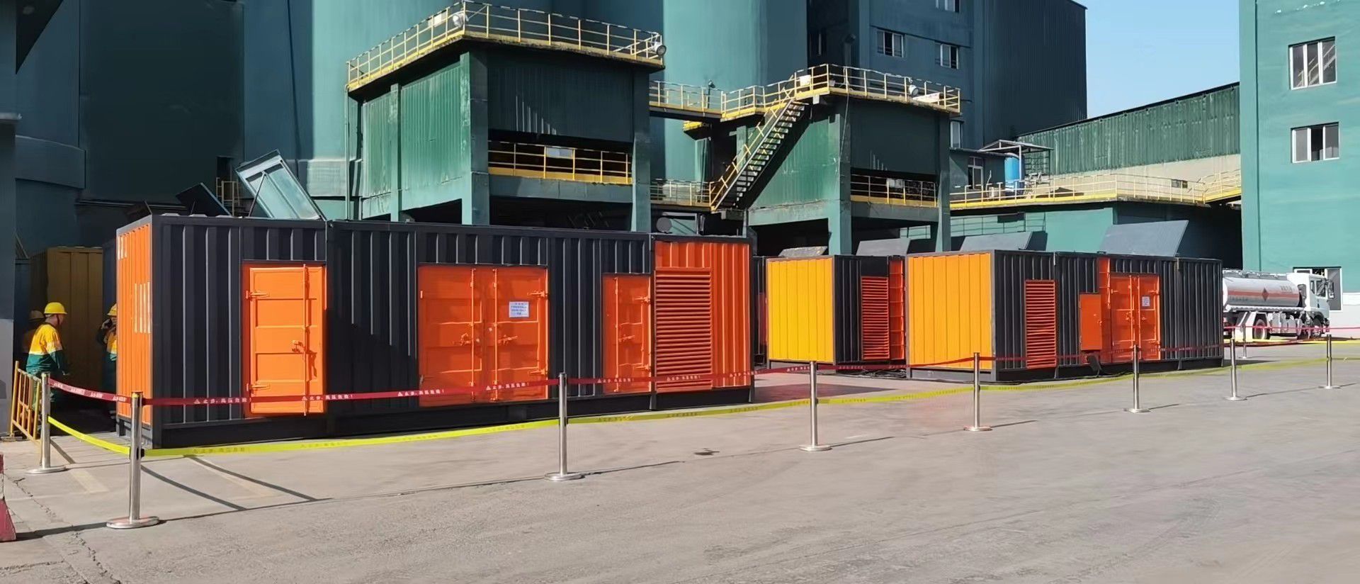 10000KW并網施工現場